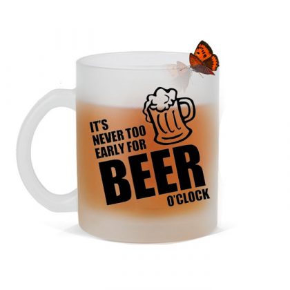 Print on frosted mug