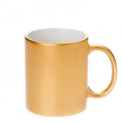 Print on a gold mug