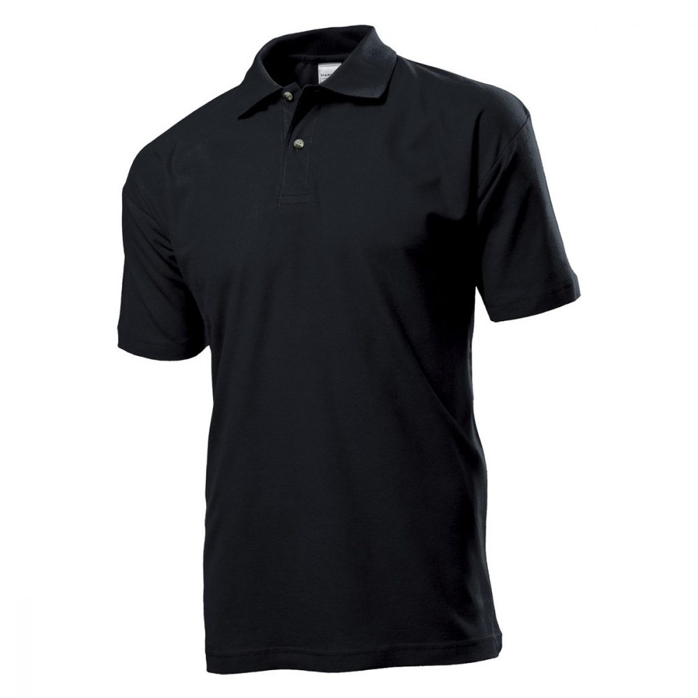 Print in polo t-shirt