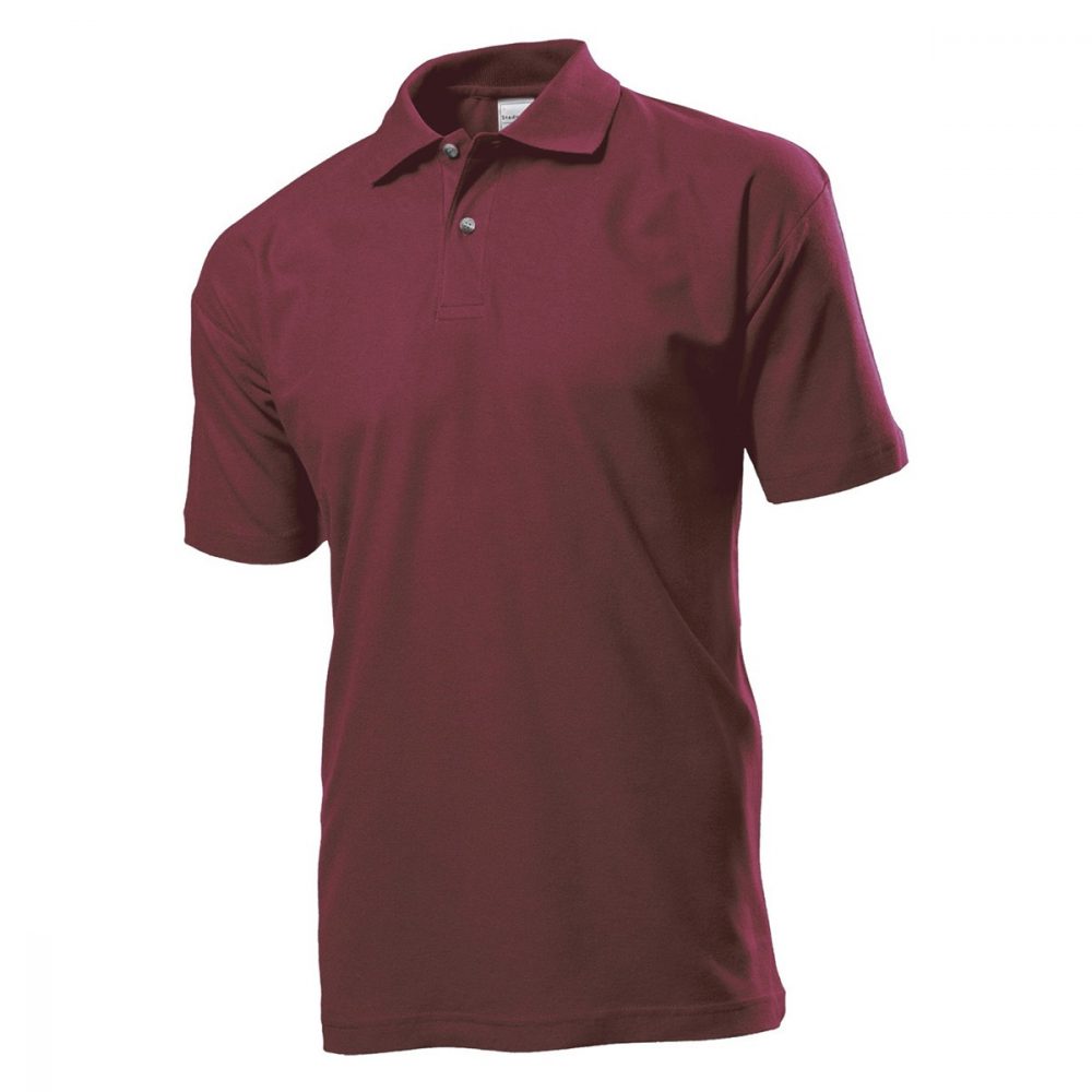 Print in polo t-shirt