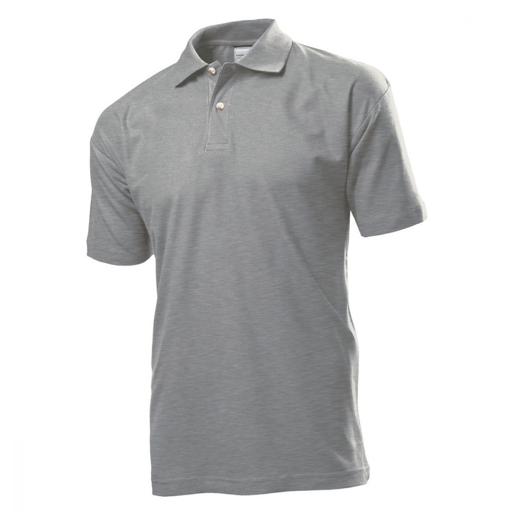 Print in polo t-shirt