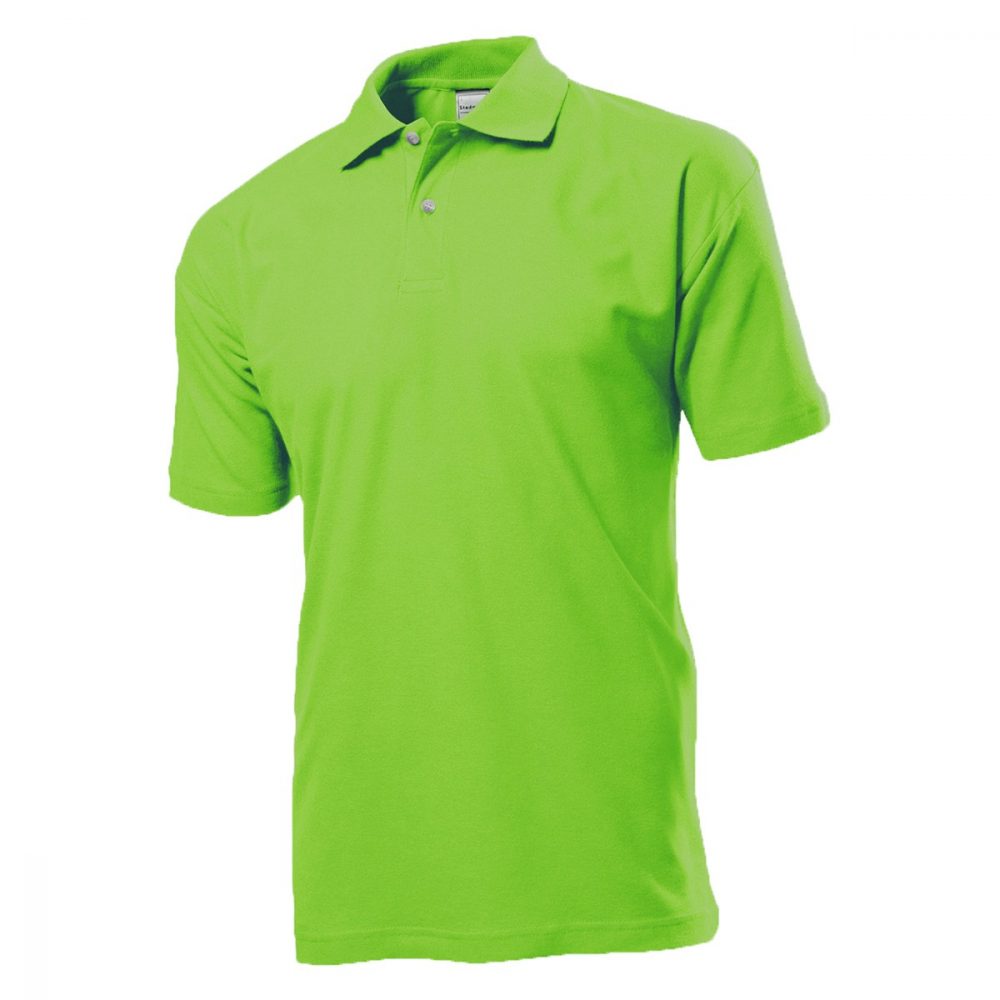Print in polo t-shirt