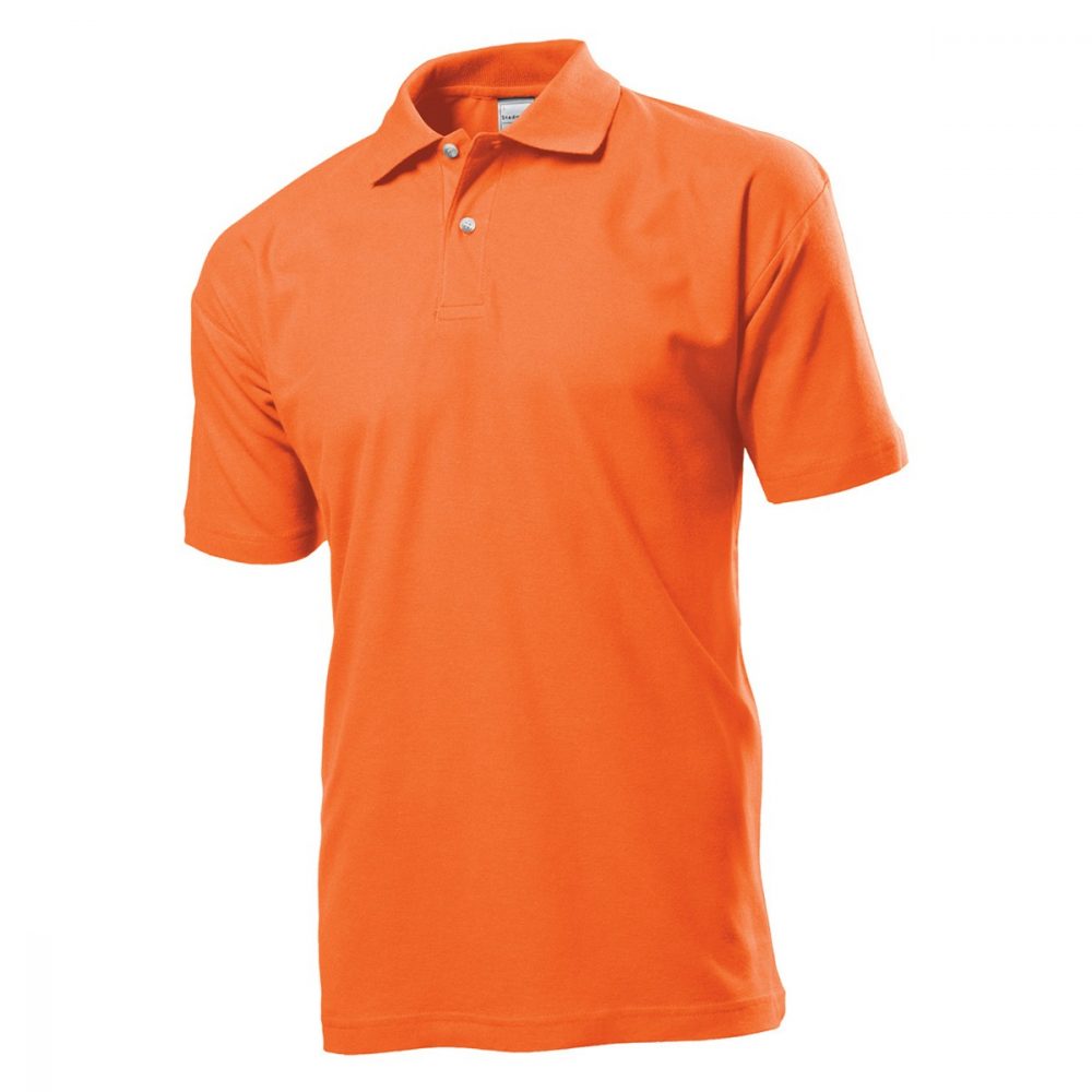Print in polo t-shirt