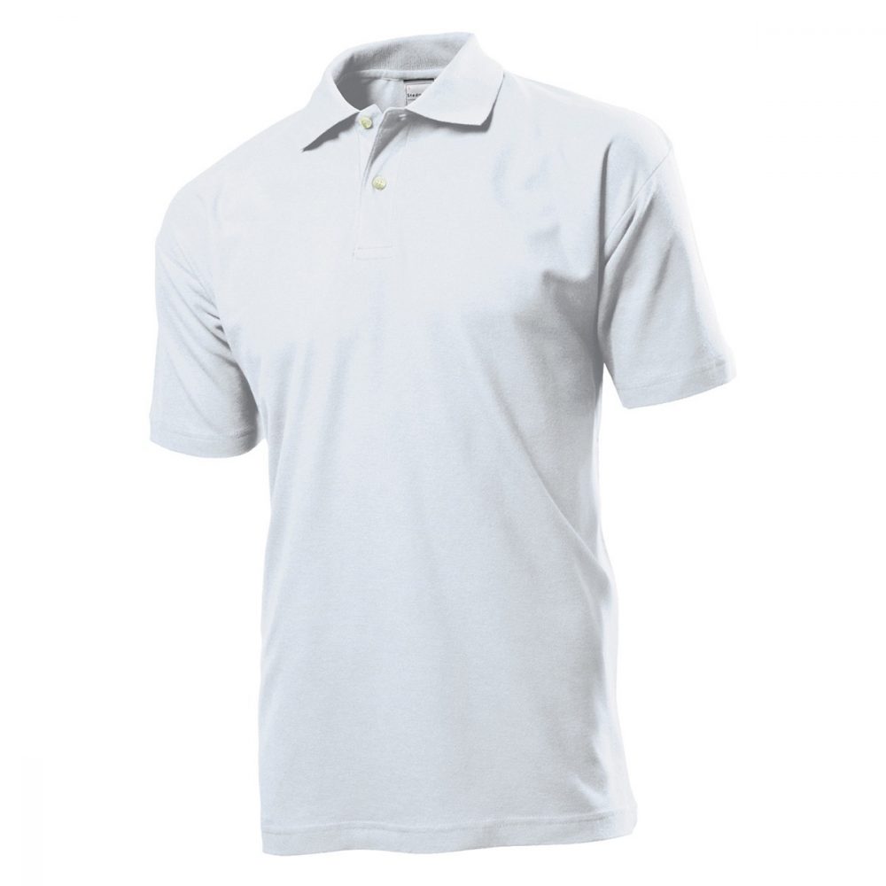 Print in polo t-shirt