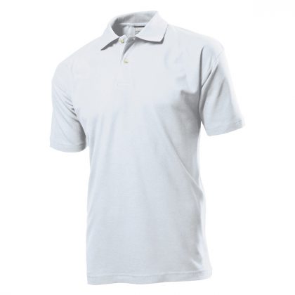 Print in polo t-shirt