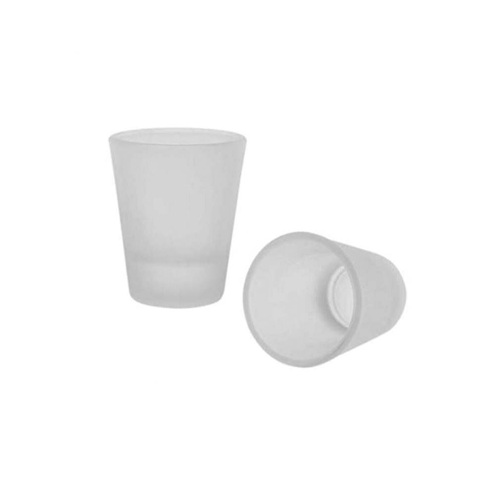 Print on mat shot-glass