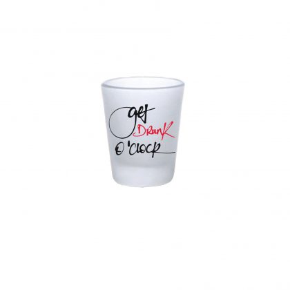 Print on mat shot-glass