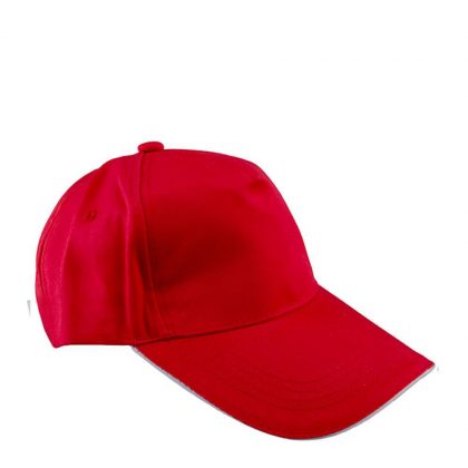 CAP full (ADULT) RED cotton