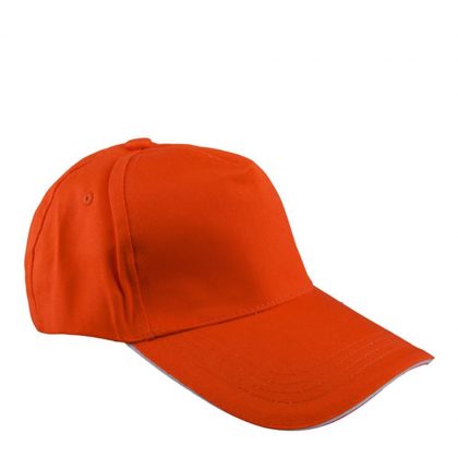 CAP full (ADULT) ORANGE cotton