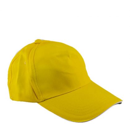 CAP full (ADULT) YELLOW cotton