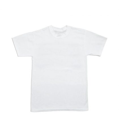 Cotton T-Shirt (KIDS 9-11 years) WHITE 150gr
