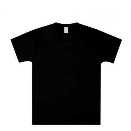 Cotton T-Shirt (KIDS 12-14 years) BLACK 150gr