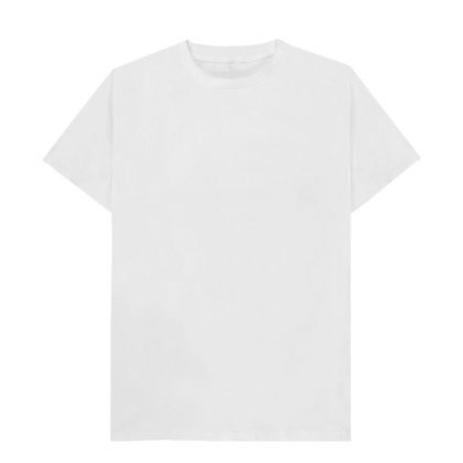 Cotton T-Shirt (UNISEX XLarge) WHITE 150gr