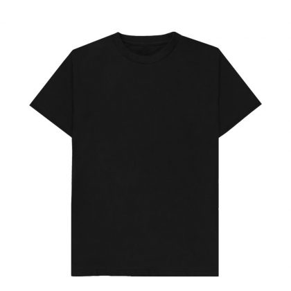 Cotton T-Shirt (UNISEX Large) BLACK 150gr