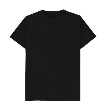 Cotton T-Shirt (UNISEX XLarge) BLACK 150gr