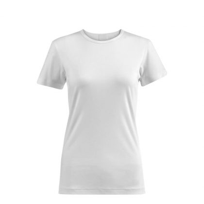 Cotton T-Shirt (WOMEN XSmall) WHITE 150gr