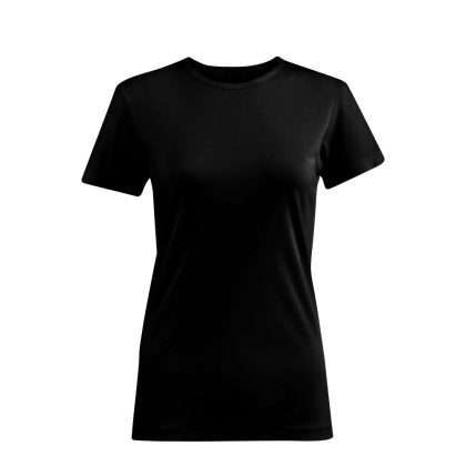 Cotton T-Shirt (WOMEN Small) BLACK 150gr