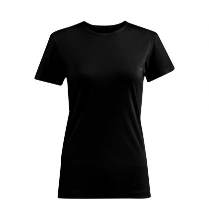 Cotton T-Shirt (WOMEN Large) BLACK 150gr