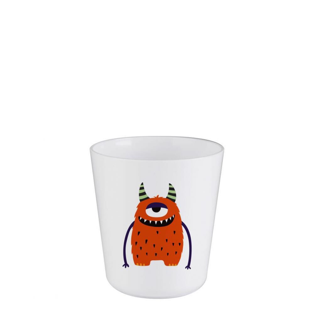 Plastic Kids Cup 8oz. (Full Color) WHITE