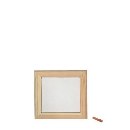 Wood Photo Frame - Light Brown 10.8x10.8cm