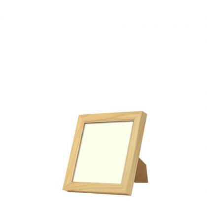 Wood Photo Frame - Light Brown 10.8x10.8cm (Functional)