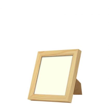 Wood Photo Frame - Light Brown 15.2x15.2cm (Functional)