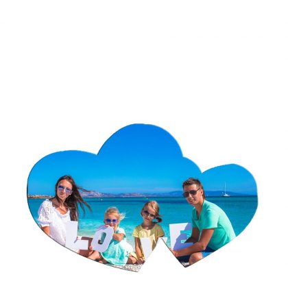 HB - PHOTO FRAME Double heart (20x24cm-5mm)