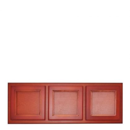 Wood Photo Frame - Cherry (3 photos) 48.5x17.5cm