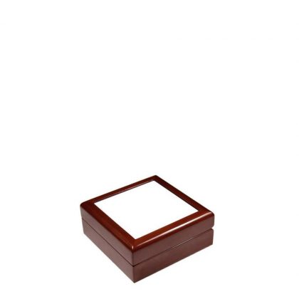 JEWELRY BOX - MAROON - 138x138x55mm