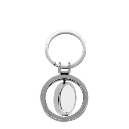 KEY-RING - METAL (ROTATING CIRCLE)