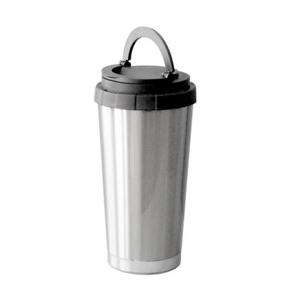Portable Bottle 16oz. - SILVER silver bottom