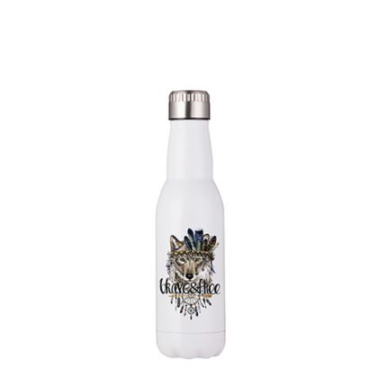 BOTTLE BEER shape 500ml WHITE