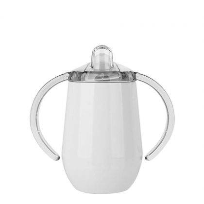 SIPPY CUP INSULATED with Spout - 300ml WHITE