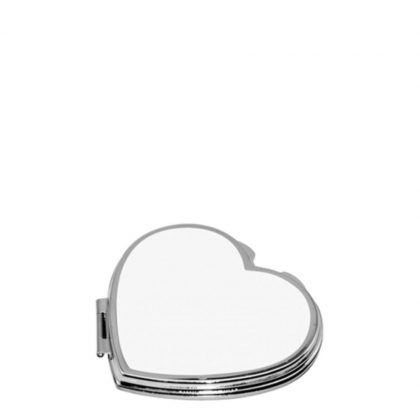 MIRROR - HEART silver