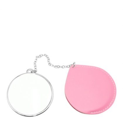 MIRROR - ROUND with leather case
