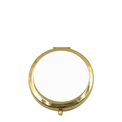 MIRROR - ROUND (7cm) gold