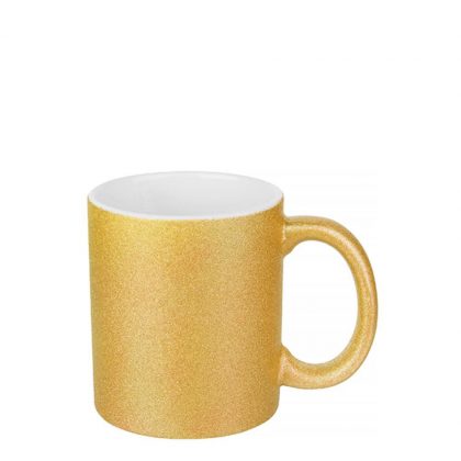 MUG 11oz (GLITTER) GOLD