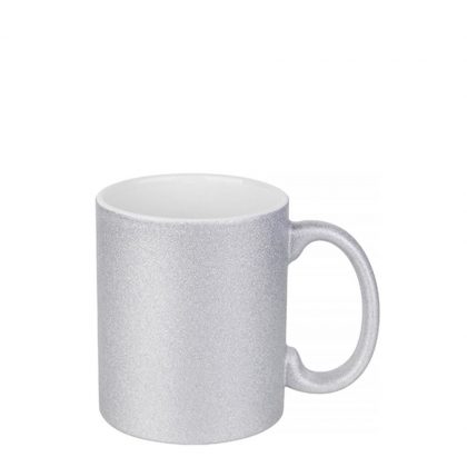 MUG 11oz (GLITTER) SILVER