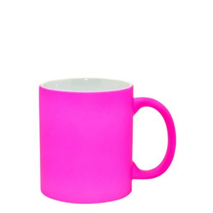 MUG 11oz - FLUO MATT - RED PURPLE with box