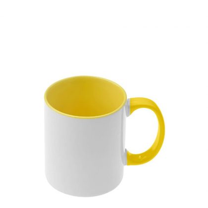 MUG 11oz - INNER & HANDLE - YELLOW