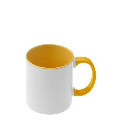 MUG 11oz - INNER & HANDLE - YELLOW GOLD