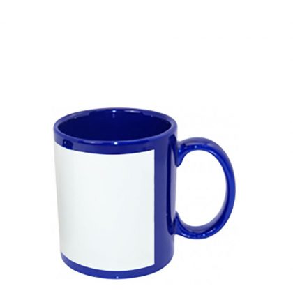 MUG 11oz - FULL COLOR with patch -BLUE (+box)