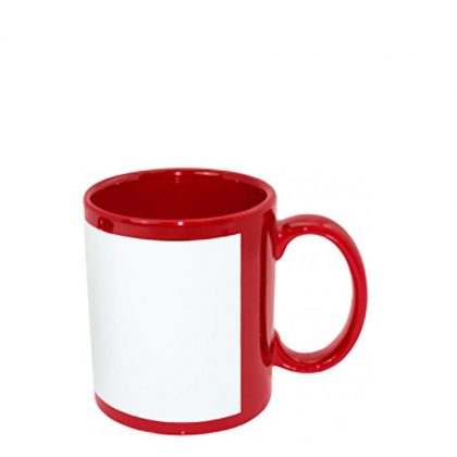 MUG 11oz - FULL COLOR with patch -RED