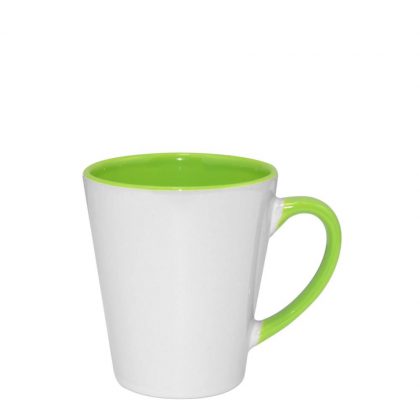 MUG 12oz - INNER & HANDLE/Latte - GREEN LIGHT