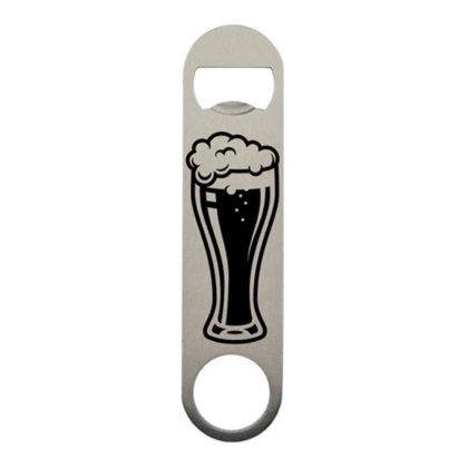 BOTTLE OPENER (STAIN.STEEL silver) rect.big