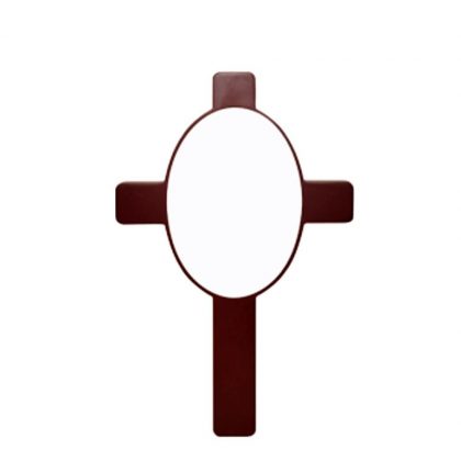CROSS PLAQUE (OVAL)