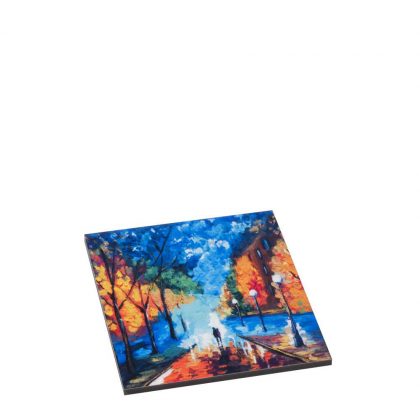 HARDBOARD TILE - SQUARE WH.GLOSS-15.24x15.24
