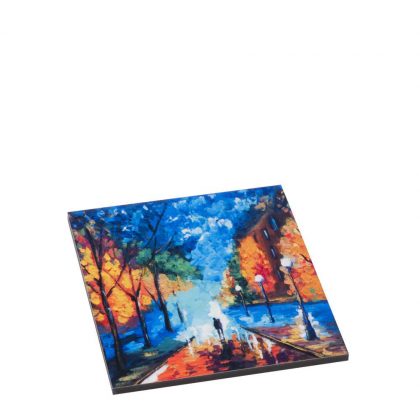 HARDBOARD TILE - SQUARE WH.GLOSS-20.32x20.32