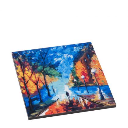 HARDBOARD TILE - SQUARE WH.GLOSS-30.48x30.48