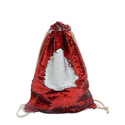 GYM BAG sequin (RED) 35x45